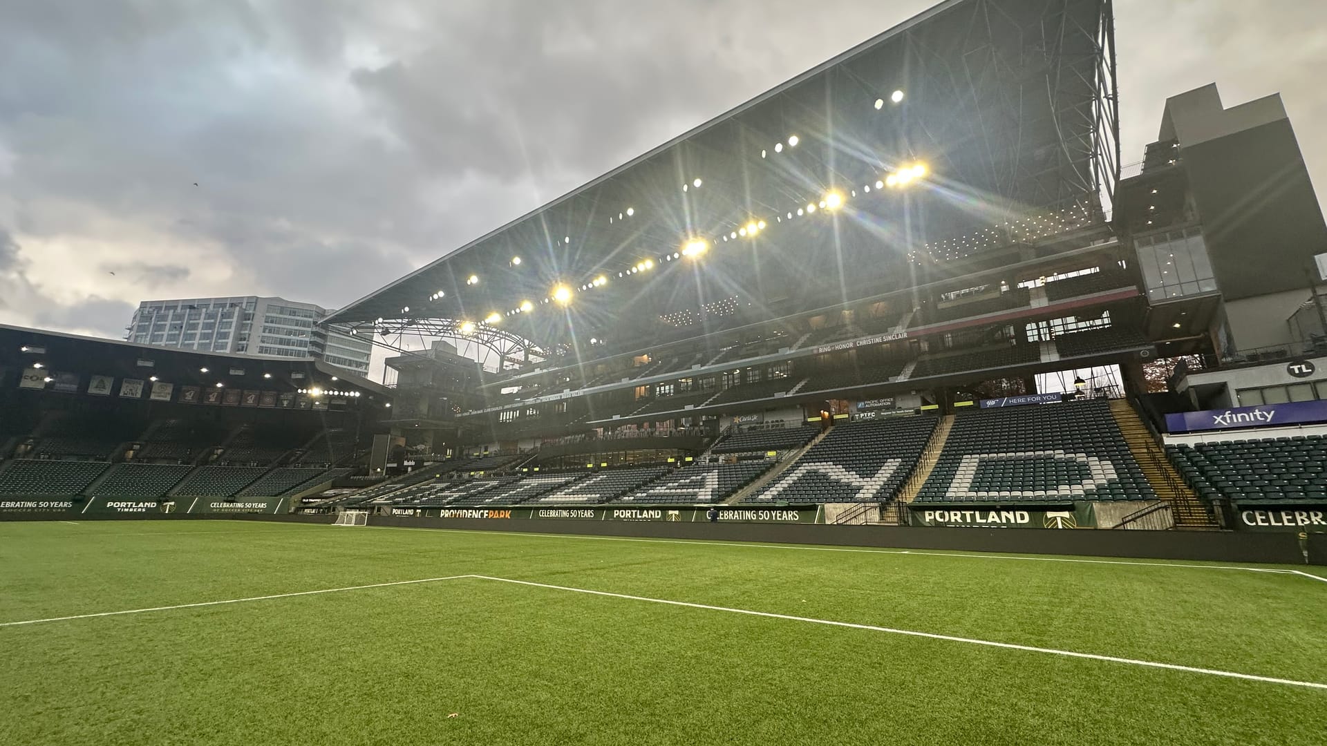 Toured Providence Park, home of the Portland Timbers and Thorns